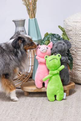 Beeztees Köpek Oyuncağı, Domuz, Peluş, Pembe, 31x11,5x8,5cm - 2