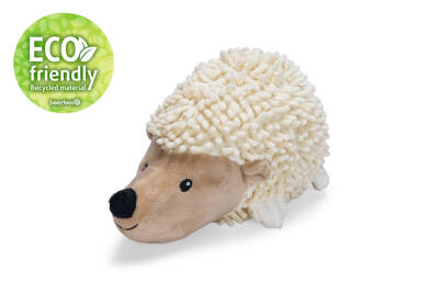 Beeztees Köpek Oyuncağı, Kirpi, Peluş, Beyaz, 26x14x15cm - 3