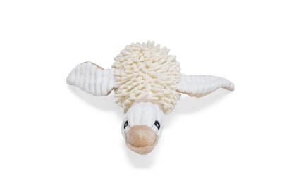 Beeztees Köpek Oyuncağı, Ördek, Peluş, Beyaz, 33x33x9cm - 3