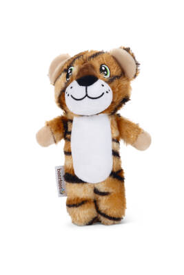 Beeztees Köpek Oyuncağı, Sesli, Kaplan, Peluş, Kahverengi, 23x10x4cm - 1