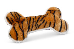 Beeztees Köpek Oyuncağı, Sesli, Kemik, Peluş, Kahverengi, 30x16x4cm - Beeztees