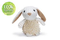 Beeztees Köpek Oyuncağı, Tavşan, Peluş, Beyaz, 24x14x12cm - 4