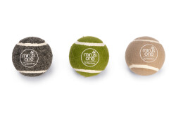 Beeztees Köpek Oyuncağı, Tenis Topu, Kauçuk, Çeşitli Renklerde, 3 Adet 6,3cm - Beeztees