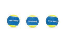 Beeztees Köpek Oyuncağı, Tenis Topu, Mavi/Sarı, 3 Adet, 6,3cm - Beeztees