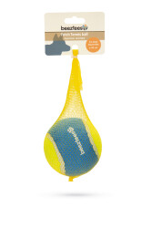 Beeztees Köpek Oyuncağı, Tenis Topu, Mavi/Sarı, 10cm - 2