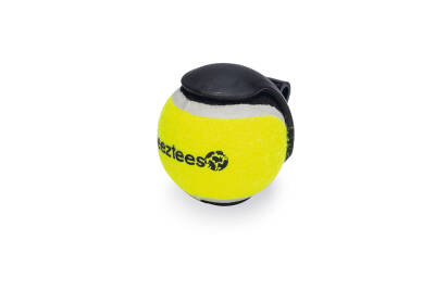 Beeztees Köpek Oyuncağı, Tenis Topu ve Tutma Aparatı, Mavi/Sarı, 6,3cm - 2