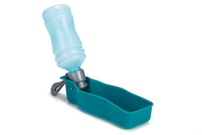 Beeztees Köpek Seyahat Su Şişesi, Mavi, 24,5x6,5x6,5cm, 250ml - 1