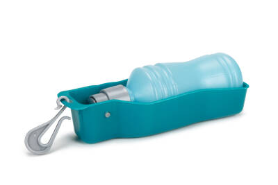 Beeztees Köpek Seyahat Su Şişesi, Mavi, 24,5x6,5x6,5cm, 250ml - 2