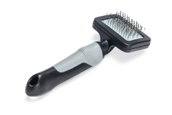 Beeztees Köpek Tarağı, Kolay Tarama, SM, Siyah Gri, 17,5cm, 17,5x7x3cm - Beeztees