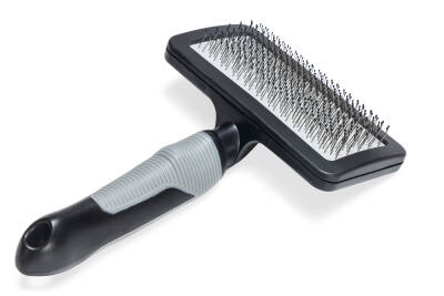 Beeztees Köpek Tarağı, Kolay Tarama, SM, Siyah Gri, 19cm, 19x12x4cm - 1