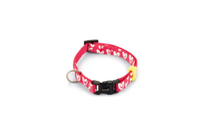 Beeztees Köpek Tasması, Pembe, 20-30cm, 10mm - 1