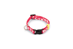 Beeztees Köpek Tasması, Pembe, 20-30cm, 10mm - Beeztees