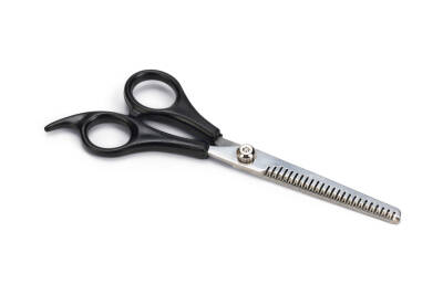 Beeztees Köpek Tüy İnceltme Makası, Siyah, 17cm, 17x6x1cm - 1