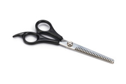 Beeztees Köpek Tüy İnceltme Makası, Siyah, 17cm, 17x6x1cm - Beeztees