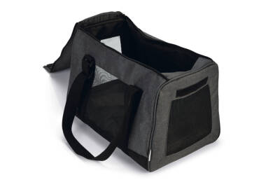 Beeztees Köpek veya Kedi Taşıma Çantası, 5Kg'ye kadar, Antrasit, 40x20x29cm - 3