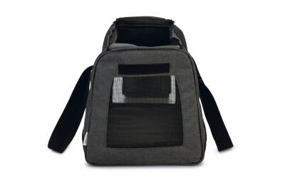 Beeztees Köpek veya Kedi Taşıma Çantası, 5Kg'ye kadar, Antrasit, 40x20x29cm - 4