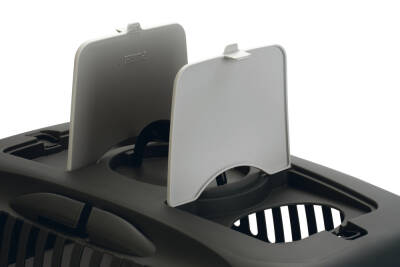 Beeztees Köpek veya Kedi Taşıma Kabı, 12Kg'ye kadar, Koyu Gri/Gri, 61x40x38cm - 4