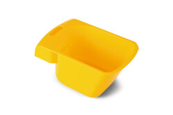 Beeztees Mama Saklama Kabı, Plastik, Tekerlekli, Özel Kapaklı, Beyaz, 35L - 3