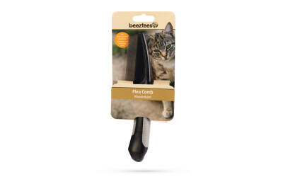 Beeztees Pire Temizleme Tarağı, Siyah, L, 21cm - 3