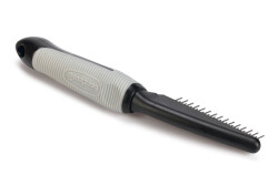 Beeztees Tüy Dökme Dönemi Köpek Tarağı, S, Siyah Gri, 21cm, 21x5,5x3cm - 2