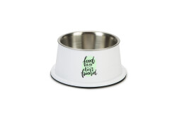 Beeztees Uzun Kulaklı Köpek Mama Su Kabı, Paslanmaz Çelik, Kaymaz, 16cm, 500ml - Beeztees