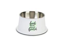 Beeztees Uzun Kulaklı Köpek Mama Su Kabı, Paslanmaz Çelik, Kaymaz, 19cm, 800ml - Beeztees