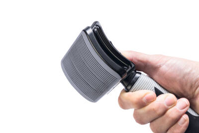 Beeztees Uzun Tüylü Köpek Tarağı, Bas-Çek Birikmiş Tüyleri Kolay Sıyırma, Siyah, 19x10,5x5cm - 2