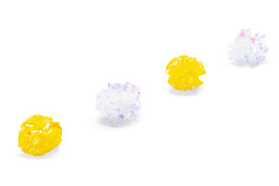 Beeztees Yavru Kedi Oyuncağı, Hışırtılı Top, 4 Adet, 5cm - 1