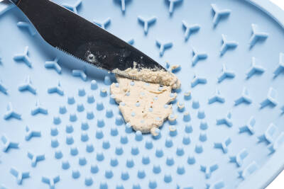 Beeztees Yavru Köpek Mama Yeme Oyuncağı, Silikon, Açık Mavi, 19cm - 3