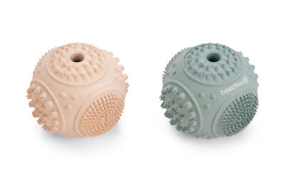 Beeztees Yavru Köpek Oyuncağı, Diş Kaşıma ve Masaj Topu, Kauçuk, Yeşil, 5cm - 4