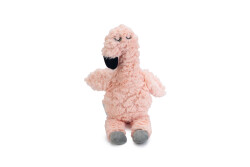 Beeztees Yavru Köpek Oyuncağı, Kalp Atışlı, Flamingo, Peluş, Pembe, 30x21x5cm - Beeztees