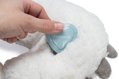 Beeztees Yavru Köpek Oyuncağı, Kalp Atışlı, Lama, Peluş, Beyaz, 26x20x7,5cm - 3