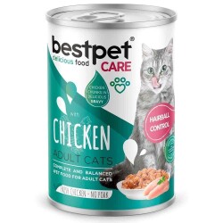 Bestpet Tavuklu Hairball Kedi Konservesi 400 gr - Bestpet