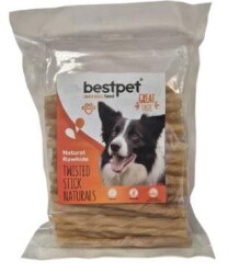 BestPet Burgu Doğal Kemik Çubuk Köpek Ödülü 350 gr - Bestpet