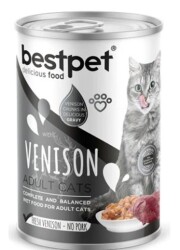 Bestpet Geyik Etli Konserve Yetişkin Kedi Maması 400 gr - Bestpet
