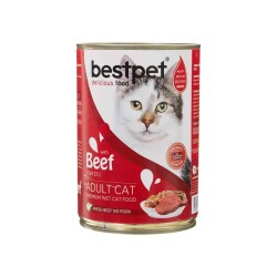 Bestpet Sığır Etli Yetişkin Kedi Konservesi 400 gr - Bestpet