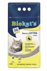 Biokat's Bianco Extra Topaklanan Kedi Kumu 10 lt - Biokat's