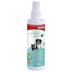 Bioline Kedi ve Köpek Parazit Uzaklaştırıcı Bitkisel Sprey 200 Ml - Bioline