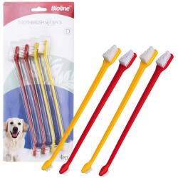 Bioline Köpek Diş Fırçası 4'lü Paket - Bioline