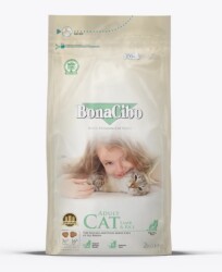 BonaCibo Kuzu Etli ve Pirinçli Yetişkin Kedi Maması 2 Kg - 1