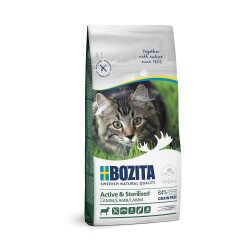 Bozita Active Kuzu Etli Kısırlaştırılmış Tahılsız Yetişkin Kedi Maması 10 kg - Bozita