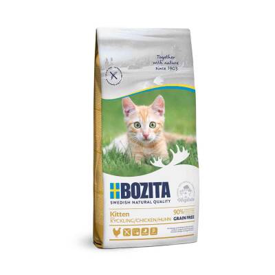 Bozita Kitten Tahılsız Tavuklu Yavru Kedi Maması 10 kg - 1