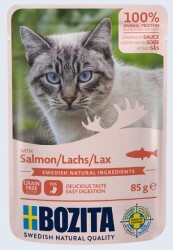 Bozita Tahılsız Somonlu Yetişkin Kedi Konserve Maması 85 gr - Bozita