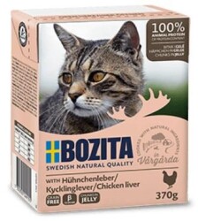 Bozita Tavuk Karaciğerli Konserve Tahılsız Kedi Maması 370 gr - Bozita