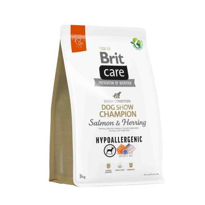 Brit Care Champion Hipoalerjenik Somonlu ve Ringa Balıklı Yetişkin Köpek Maması 3 kg - 1