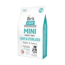 Brit Care Mini Light Kilolu Kısırlaştırılmış Köpekler İçin Tahılsız Hipoalerjenik Köpek Maması 2 kg - Brit Care
