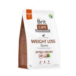 Brit Care Hipoalerjenik Weight Loss Tavşan Etli Kilo Dengeleyici Diyet Yetişkin Köpek Maması 3 kg - Brit Care