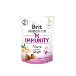 Brit Immunity Zencefilli ve Larva Proteinli Bağışıklık Destekleyici Köpek Ödülü 150 gr - Brit Care