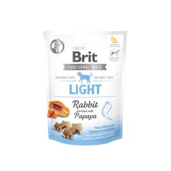 Brit Light Glutensiz Tavşanlı ve Papayalı Kilo Kontrolü Sağlayan Köpek Ödülü 150 gr - Brit Care