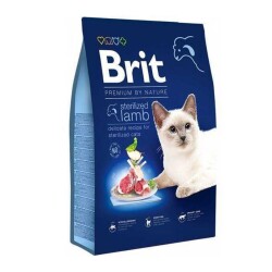 Brit Premium Kuzu Etli Kısırlaştırılmış Yetişkin Kedi Maması 8 kg - Brit Care